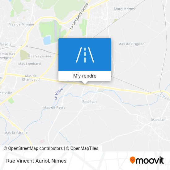 Rue Vincent Auriol plan