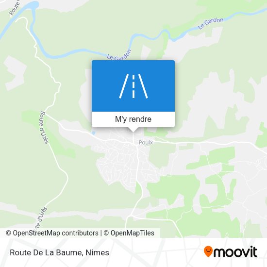 Route De La Baume plan