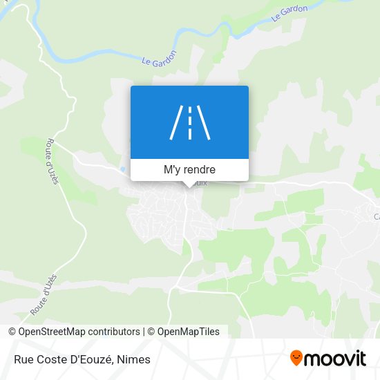Rue Coste D'Eouzé plan