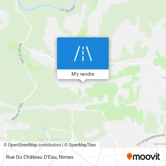 Rue Du Château D'Eau plan