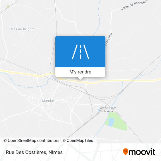Rue Des Costières plan