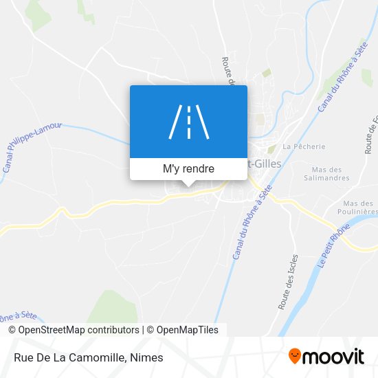 Rue De La Camomille plan