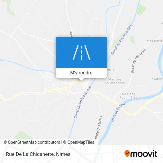 Rue De La Chicanette plan