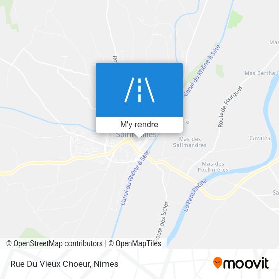 Rue Du Vieux Choeur plan