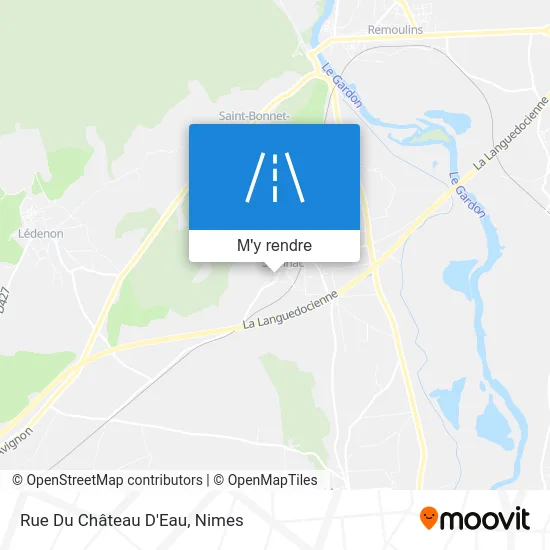 Rue Du Château D'Eau plan