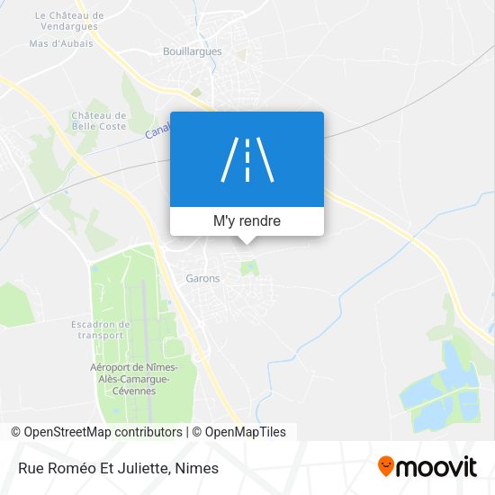Rue Roméo Et Juliette plan