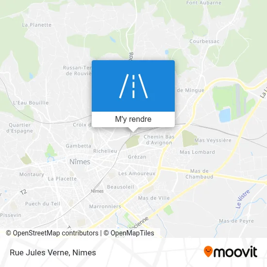 Rue Jules Verne plan