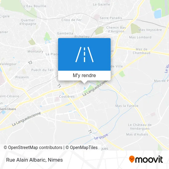 Rue Alain Albaric plan