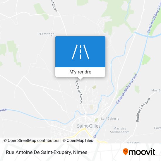 Rue Antoine De Saint-Exupéry plan