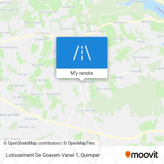 Lotissement De Goarem Vanel 1 plan