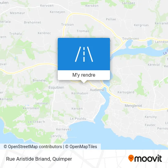 Rue Aristide Briand plan