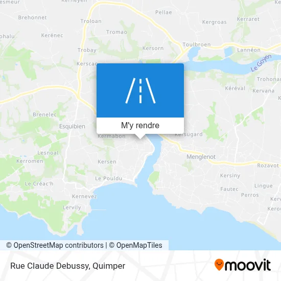 Rue Claude Debussy plan