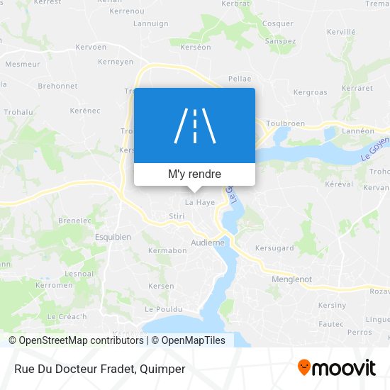 Rue Du Docteur Fradet plan