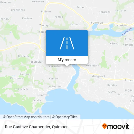 Rue Gustave Charpentier plan