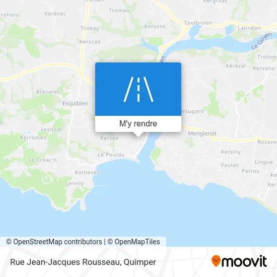 Rue Jean-Jacques Rousseau plan