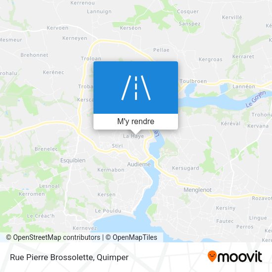 Rue Pierre Brossolette plan