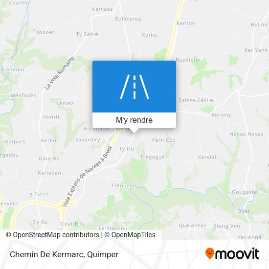 Chemin De Kermarc plan