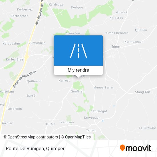 Route De Runigen plan