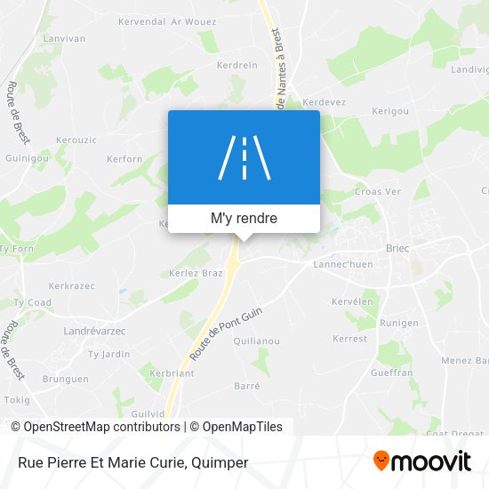 Rue Pierre Et Marie Curie plan