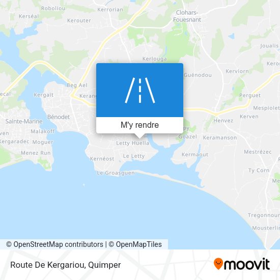 Route De Kergariou plan