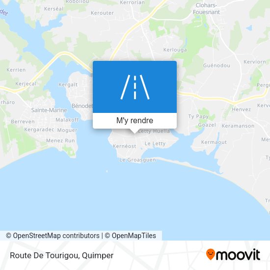 Route De Tourigou plan