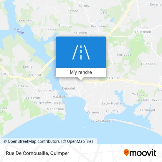 Rue De Cornouaille plan