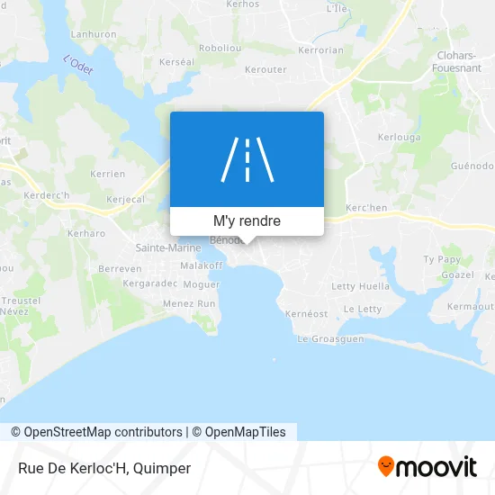 Rue De Kerloc'H plan