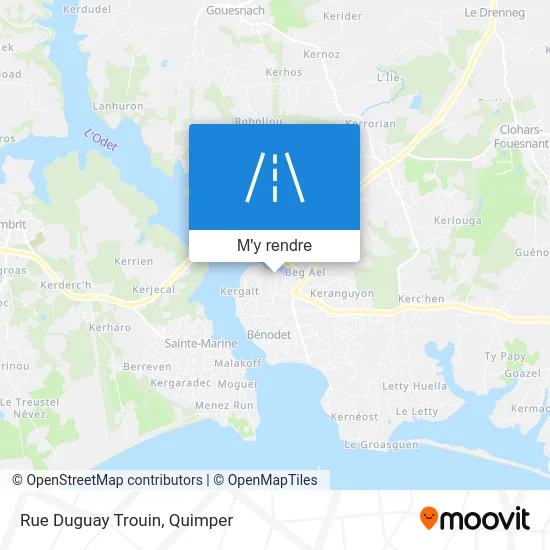 Rue Duguay Trouin plan