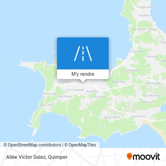 Allée Victor Salez plan