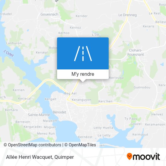 Allée Henri Wacquet plan