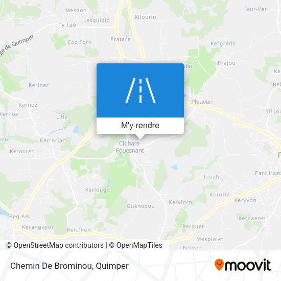 Chemin De Brominou plan