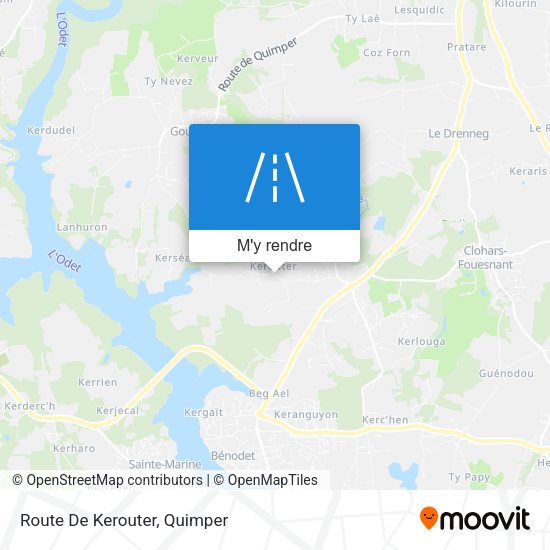 Route De Kerouter plan