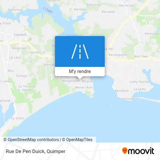 Rue De Pen Duick plan