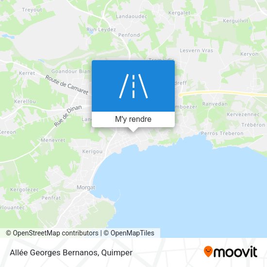 Allée Georges Bernanos plan
