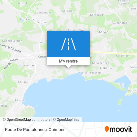 Route De Postolonnec plan