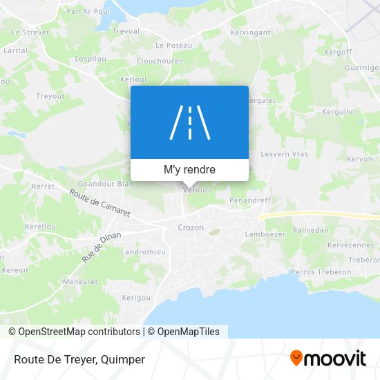 Route De Treyer plan