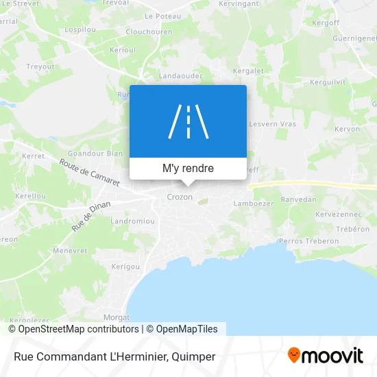 Rue Commandant L'Herminier plan