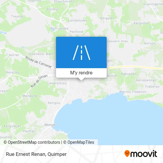 Rue Ernest Renan plan