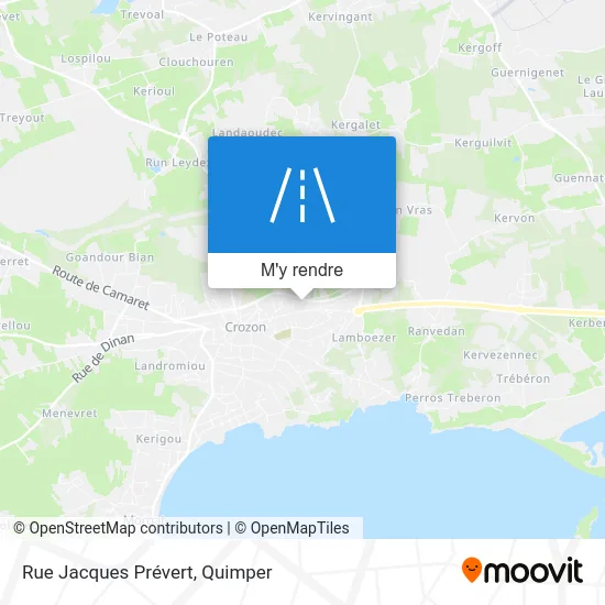 Rue Jacques Prévert plan