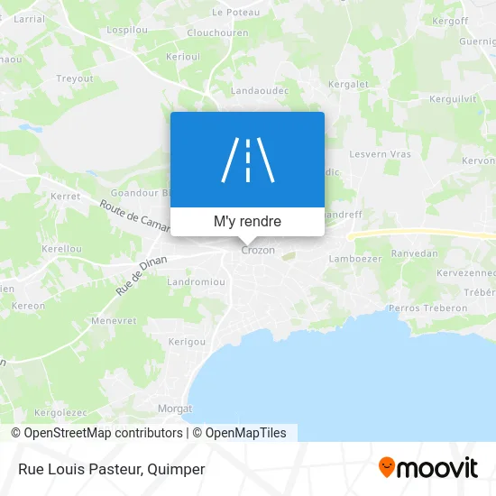 Rue Louis Pasteur plan