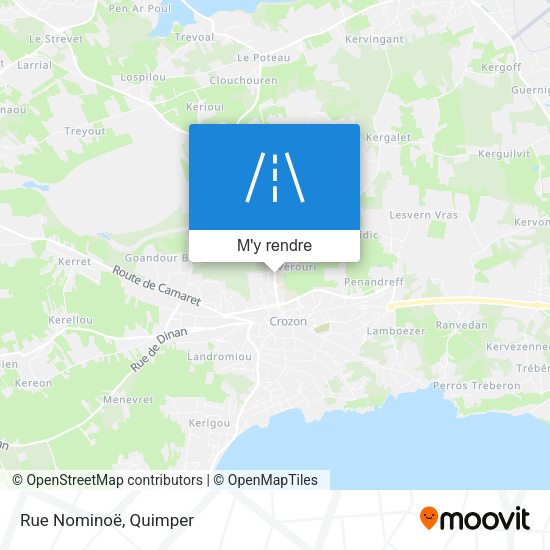 Rue Nominoë plan