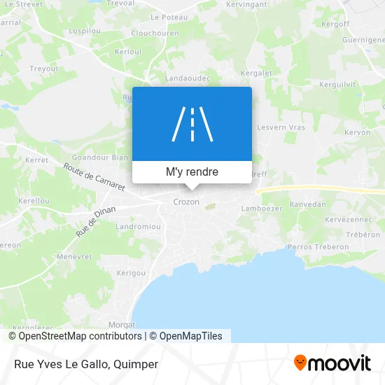 Rue Yves Le Gallo plan