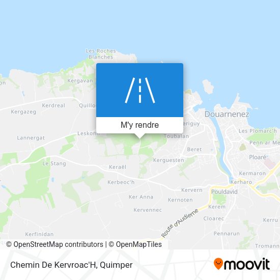 Chemin De Kervroac'H plan