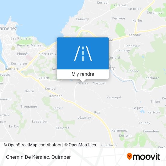 Chemin De Kéralec plan