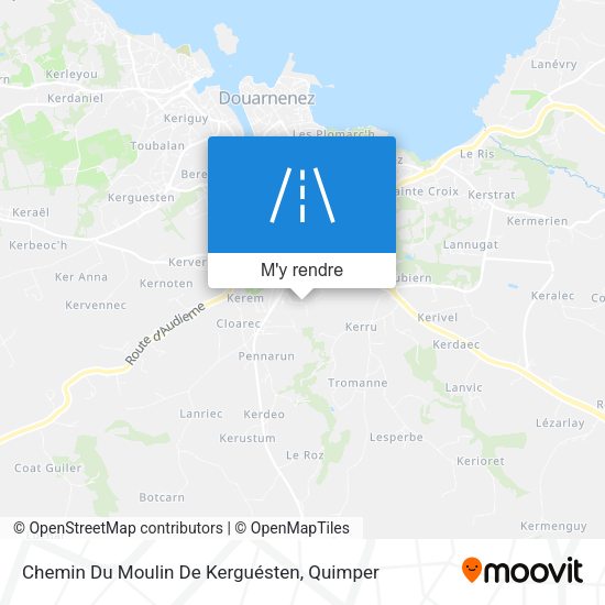 Chemin Du Moulin De Kerguésten plan