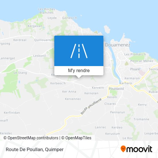 Route De Poullan plan