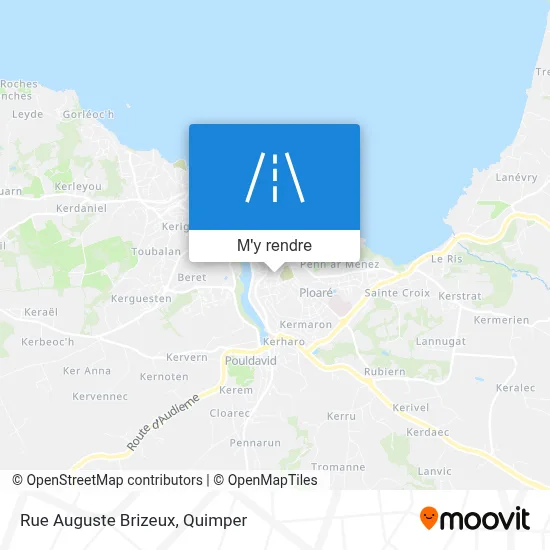 Rue Auguste Brizeux plan