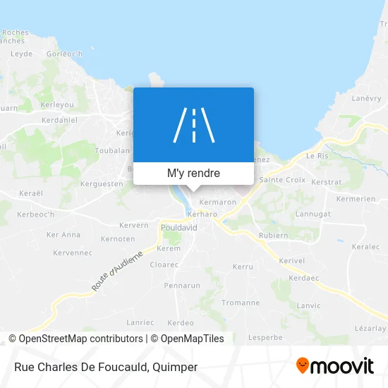 Rue Charles De Foucauld plan