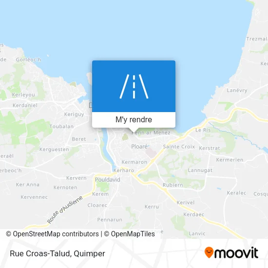 Rue Croas-Talud plan