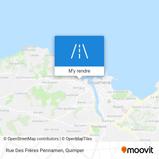 Rue Des Frères Pennamen plan